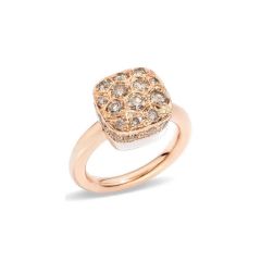 Pomellato Nudo Rose Gold Diamond Ring PAB7041_O6000_DBR00