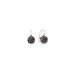 Pomellato Nudo White and Rose Gold Diamond Earrings POB5010_O6000_DBK00