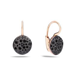 Pomellato Sabbia Rose Gold Diamond Earrings POB2041_O7000_DBK00