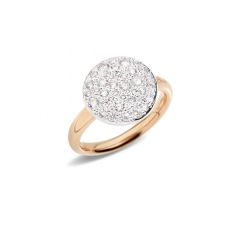 Pomellato Sabbia Rose Gold Diamond Ring PAB2040_O7000_DB000