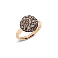 Pomellato Sabbia Rose Gold Diamond Ring PAB2040_O7000_DBR00