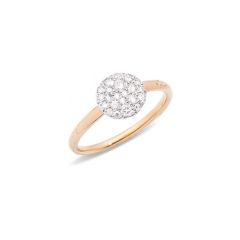 Pomellato Sabbia Rose Gold Diamond Ring PAB4070_O7000_DB000