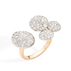 Pomellato Sabbia Rose Gold Diamond Ring PAC0010_O7WHR_DB000