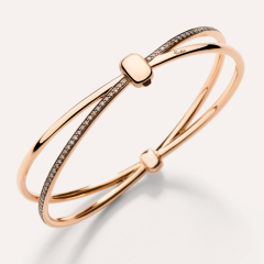 Pomellato Together Rose Gold Diamond Bangle PBC3070_O7BKR_DBR00