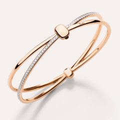 Pomellato Together Rose Gold Diamond Bangle PBC3070_O7WHR_DB000