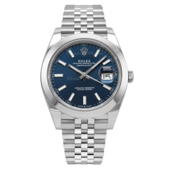 126300 | Rolex Datejust Oystersteel Blue Dial Jubilee 41 mm watch. Buy Online 