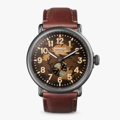 Shinola Runwell Brown Oak Camo 41 mm S0120291086