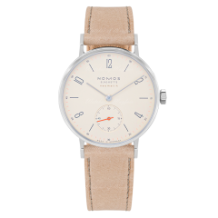 176 | Tangente Neomatik Champagne Automatic Beige Leather Folding Clasp 35 mm watch. Buy Online