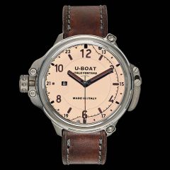 7470 | U-Boat Capsule Beige Limited Edition BE/BK 50 mm watch. Buy Online