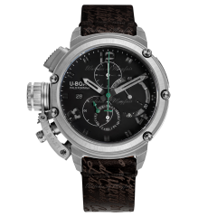 8528 | U-Boat Chimera 46 mm Sapphire Green Chrono SS watch. Buy Online