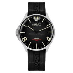 U-Boat Darkmoon 40 mm Black SS Quartz 9018