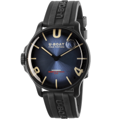 8700/D | U-Boat Darkmoon 44 mm Blue PVD Soleil Quartz watch. Buy Online