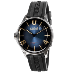 9021/B | U-Boat Darkmoon Blue SS Quartz 40 mm watch. Buy Online