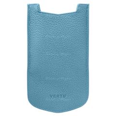 004-00004-002-03 | Vertu Aster P Slip Calf Gentleman Blue Leather Case. Buy Online