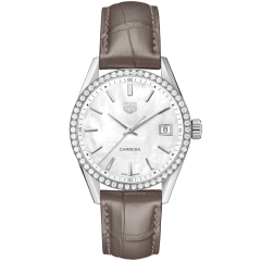 WBK1316.FC8258 | TAG Heuer Carrera Diamonds Quartz Lady 36 mm watch | Buy Now