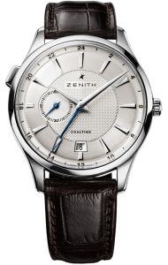 03.2130.682/02.C498 | Zenith Elite Dual Time 40 mm watch. Buy Online