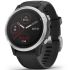 010-02159-01 | Garmin Fenix 6S Silver with Black Band 42 mm watch | Buy Now