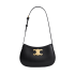 115703BF4.38NO | Celine Medium Tilly Bag Triomphe Canvas Calfskin Black. Buy Online