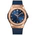 511.OX.7180.RX | Hublot Classic Fusion King Gold Blue 45 mm watch. Buy Online