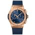 541.OX.7180.RX | Hublot Classic Fusion Chronograph King Gold Blue 42 mm watch. Buy Online