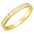 827702-0255 | Buy Online Chopard Ice Cube Yellow Gold Diamond Half-Set Ring Size 49