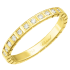 827702-0259 | Buy Online Chopard Ice Cube Yellow Gold Diamond Half-Set Ring Size 53