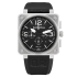 BR0194-BL-ST | Bell & Ross Br 01-94 Steel 46 mm watch. Buy Online