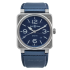 BR0392-BLU-ST/SCA | Bell & Ross Br 03-92 Blue Steel 42 mm watch. Buy Online