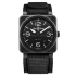 Bell & Ross BR 03 Black Matte Automatic 41 mm BR03A-BL-CE/SRB