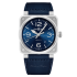 BR03A-BLU-ST/SCA | Bell & Ross BR 03 Blue Steel Automatic 41 mm watch | Buy Online