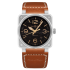 BR0392-ST-G-HE/SCA | Bell & Ross BR 03-92 Golden Heritage 42 mm watch | Buy Online