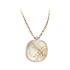 20H51RRUTMPBI/45 |BIGLI Mini Sweety Rose Gold Rutilated Quartz Pendant