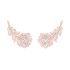 JCO01323 | Buy Boucheron Plume de Paon Pink Gold Diamond Earrings