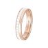 JAL00238| Buy Online Boucheron Quatre Pink Gold and White Ceramic Ring