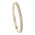 JBT00385|Boucheron Quatre Yellow and White Gold Diamond Bangle Size XS