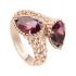 JRG02824 |Boucheron Serpent Bohème Couleur Pink Gold Garnet Ring