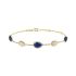 JBT00735M | Boucheron Serpent Boheme Yellow Gold Lapis Lazuli Bracelet