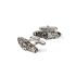 DF11903 06 |Buy Carrera y Carrera Bestiario Cocodrilo Silver Cufflinks