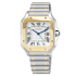 Cartier Santos De Cartier Steel Yellow Gold Medium Model W2SA0016