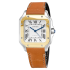 Cartier Santos De Cartier Steel Yellow Gold Medium Model W2SA0016