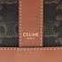 Celine Small Bucket Triomphe Canvas Calfskin Tan Bag 191442CAS.04LU