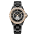 H3842 | Chanel J12-365 Black Сeramic Beige Gold Diamonds 36.5mm watch | Buy Online