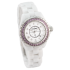 Chanel J12 White Ceramic Pink Sapphires 33 mm H2010