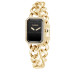 Chanel Premiere Chain Large Yellow Gold Black Dial Diamond H3259