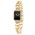 Chanel Premiere Chain Small Yellow Gold Black Dial Watch H3256