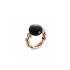 C.37978 | Chantecler Bon Bon Pink Gold Diamond Onyx Ring Size 53
