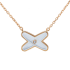 082930|Chaumet Jeux de Liens Pink Gold Mother-of-Pearl Diamond Pendant