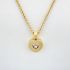 97-0001 | Chopard Happy Diamonds Icons Yellow Gold Diamond Pendant