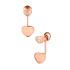 83A007-5021 | Chopard Golden Hearts James Bond 007 Edition Earrings