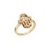 827864-5009 | Chopard Good Luck Charms Rose Gold Diamond Ring Size 52